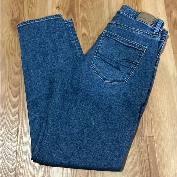 American Eagle Outfitters Blue Straight Jeans - Picture 1 of 7
